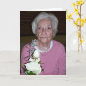 Mutter mit Alzheimer Karte (Gelbe Blume)