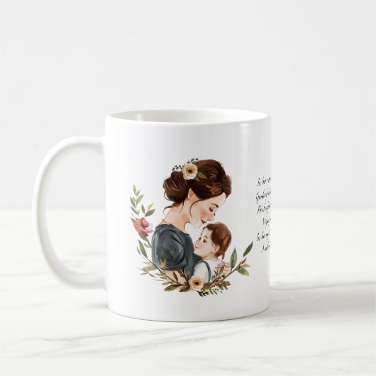 Mutter mit Baby Boy Coffee Tasse Geschenk Idee für (Links)