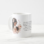 Mutter mit Baby Boy Coffee Tasse Geschenk Idee für (Vorderseite Links)