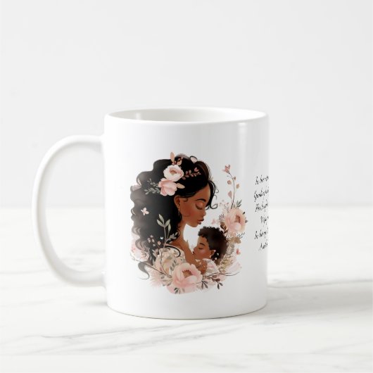 Mutter mit Baby Boy Coffee Tasse Geschenk Idee für (Links)