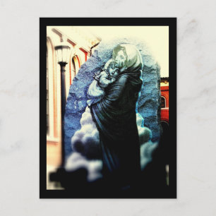 Mutter mit Kind Postkarte