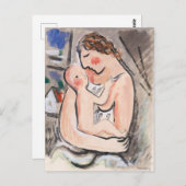 "Mutter mit Kind" von Galanda Postkarte (Vorne/Hinten)