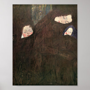 Mutter mit Kindern - Gustav Klimt Poster