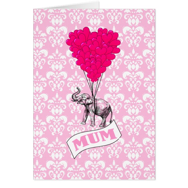 Mutter mit rosa Elefanten (Vorne)