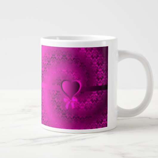 Mutter mit rosa Elefanten Jumbo-Tasse (Rechts)