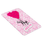 Mutter mit rosa Elefanten Magnet (Rechte Seite)