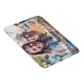 Mütter mit weißer Schrift tagtäglich Foto minimale Magnet (Rechte Seite)