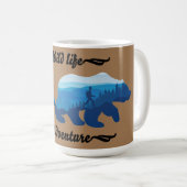 Mutter mit zwei Jungen-Waldlandschaft Kaffeetasse (VorderseiteRechts)