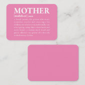 Mutter Mitteilungskarte (Vorne/Hinten)