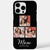 Mutter Modern Script Schwarz 3 Foto Case-M Case-Mate iPhone Hülle (Rückseite)