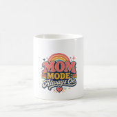Mutter-Modus Immer An Retro Muttertag Geschenk Kaffeetasse (Mittel)