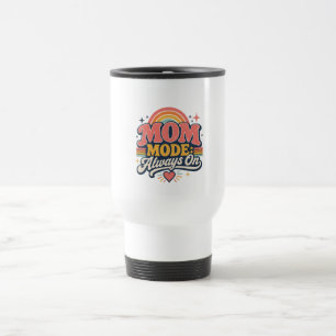 Mutter-Modus Immer An Retro Muttertagsgeschenk Reisebecher