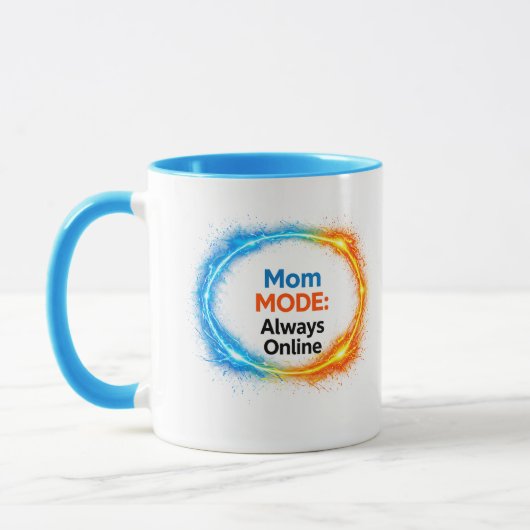 Mutter-Modus Immer Online Lustiger Becher | Tech-I Tasse (Links)