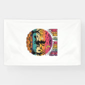 Mutter Monster Halloween Hexe Kürbisse Fledermäuse Banner (Horizontal)