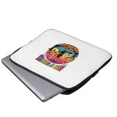 Mutter Monster Halloween Hexe Kürbisse Fledermäuse Laptopschutzhülle (Vorne Knopf)