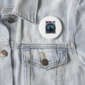 Mutter Monster Halloween Hexe Mond Kürbisse Friedh Button (Beispiel)