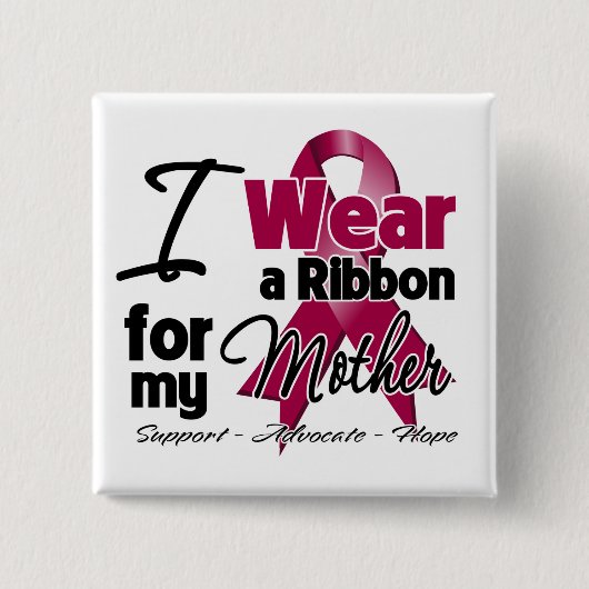 Mutter - Multiples Myelom Ribbon Button (Vorderseite)
