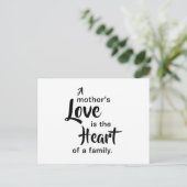 Mutter Mutter Mutter Muttertag Mama Mummy Geschenk Postkarte (Stehend Vorderseite)