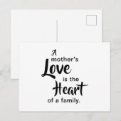 Mutter Mutter Mutter Muttertag Mama Mummy Geschenk Postkarte (Vorne/Hinten)