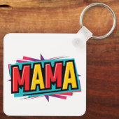 Mutter Mutter Schlüsselanhänger (Rückseite)