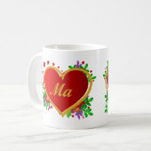 Mutter - Muttertag Kaffeetasse (Vorderseite Links)