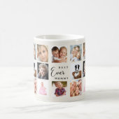 Mutter Mutti Fotocollage elfenbein creme Kaffeetasse (Mittel)