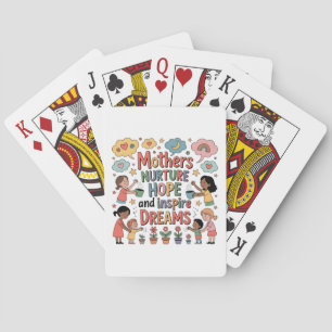 Mütter nähren Hoffnung und inspirieren Träume Spielkarten