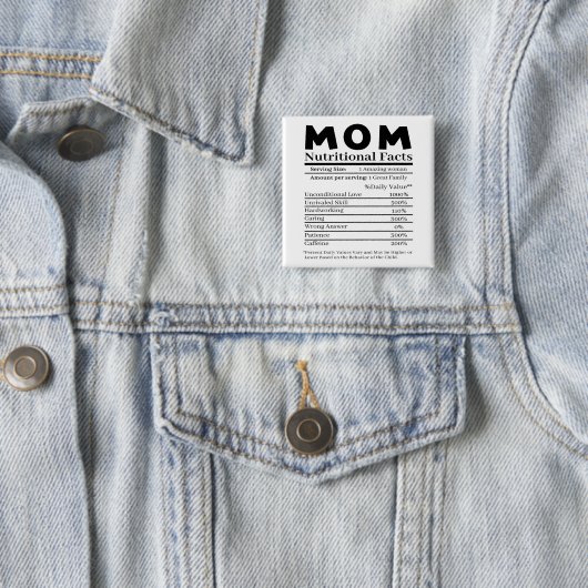 Mutter Nährwertinformationen Button (Beispiel)