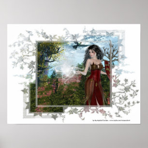 Mutter Natur Design 2 - Fantasy Print Poster