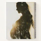 Mutter Natur Doppelexposition Notizblock (Rückseite)