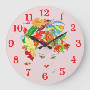 Mutter Natur Große Wanduhr