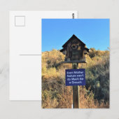 Mutter Natur, Grouch Spaß Postkarte (Vorne/Hinten)