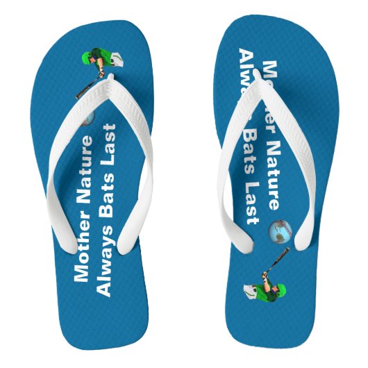 Mutter Natur hält Fledermäuse immer an Badesandalen (Fußbett)