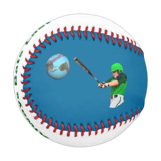 Mutter Natur hält Fledermäuse immer an Baseball (Vorderseite Links)