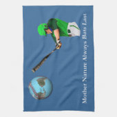 Mutter Natur hält Fledermäuse immer an Handtuch (Vertikal)