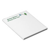 Mutter Natur hält Fledermäuse immer an Notizblock (angewinkelt)