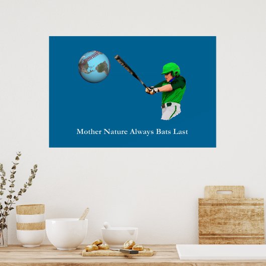 Mutter Natur hält Fledermäuse immer an Poster (Küche)