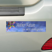 Mutter-Natur ist mein Religions-Autoaufkleber Autoaufkleber (Auf Auto)
