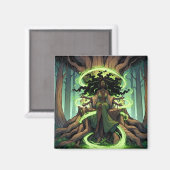 Mutter Natur Magnet (Vorderseite/Rückseite)