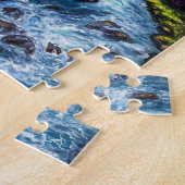 Mutter Natur mit grünen Bäumen und Fluss Puzzle (Seite)
