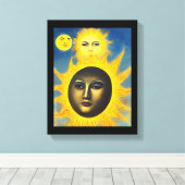Mutter Natur New Sun Original Fantasy Art Leinwanddruck (Insitu (Holzboden))