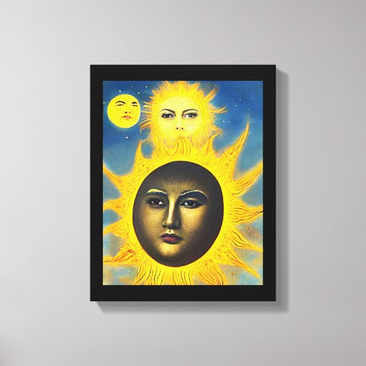 Mutter Natur New Sun Original Fantasy Art Leinwanddruck (Vorderseite)