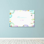 MUTTER NATUR SCHWIMMBAD Mitzvah Unterschrift an Bo Leinwanddruck (Insitu (Holzboden))