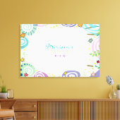 MUTTER NATUR SCHWIMMBAD Mitzvah Unterschrift an Bo Leinwanddruck (Insitu (Wohnzimmer))