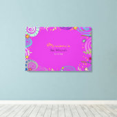 MUTTER NATUR SCHWIMMBAD Mitzvah Unterschrift an Bo Leinwanddruck (Insitu (Holzboden))