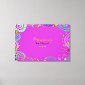 MUTTER NATUR SCHWIMMBAD Mitzvah Unterschrift an Bo Leinwanddruck (Vorderseite)