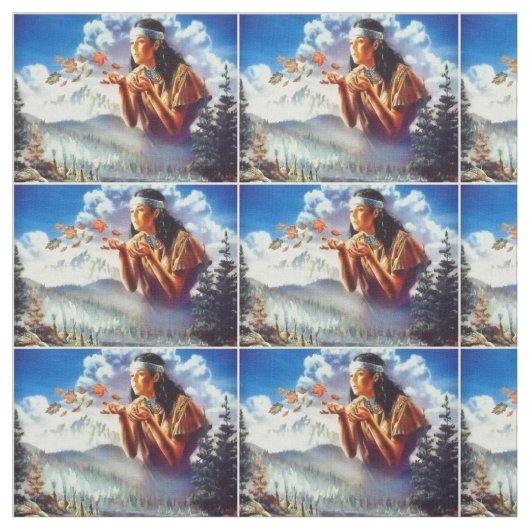 Mutter Natur Stoff (Muster)