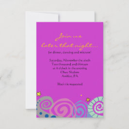 MUTTER NATURSCHWIMMBAD Bar Mitzvah Party Card Einladung