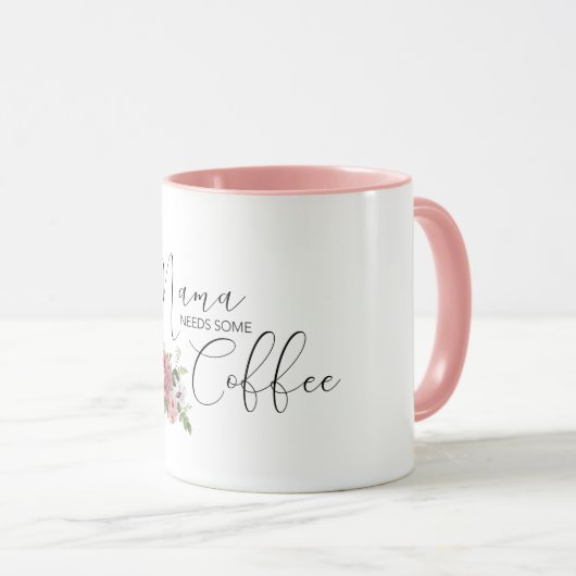 Mutter Needs Some Coffee Tasse (VorderseiteRechts)
