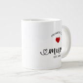 Mutter Neues Muttergeschenk Jumbo-Tasse (Vorderseite Rechts)